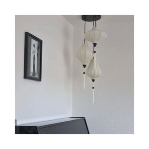 โคมไฟไหมโฮอิอันแบบดั้งเดิม ขนาด 10 20 30 ซม. 45 ซม. โคมไฟไม้ไผ่สั่งทำพิเศษสำหรับตกแต่งงานแต่งงาน ลานบ้าน หรือใช้เป็นโคมไฟในบ้าน - Product Image 4