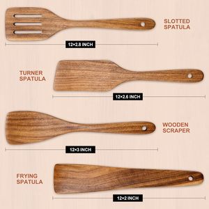 อุปกรณ์ครัวทำมือ ช้อนไม้เสิร์ฟอาหาร ผลิตในอินเดีย |   บทความเกี่ยวกับเครื่องครัว | |   ชุดอุปกรณ์ครัวไม้สำหรับเสิร์ฟ - Product Image 4