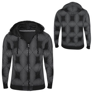 Sudadera con Capucha de Invierno para Hombre, Personalizada, de Forro Polar Sólido, con Cierre, Transpirable, Ropa Deportiva Unisex de Poliéster/Algodón - Product Image 4