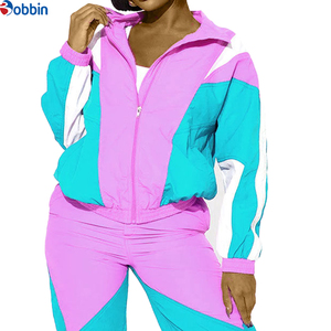 Conjunto Deportivo de 2 Piezas Personalizado Unisex con Capucha, Cortavientos Impermeable, Ropa Deportiva Urbana, Transpirable, Ligero, de Poliéster con Cierre - Product Image 3