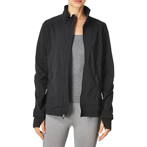 2026 New Women's Windproof Stand Collar <b>Thin</b> Zipper Softshell <b>Jacket</b> Breathable <b>Waterproof</b> Custom Front Logo High Quality - Product Image 1