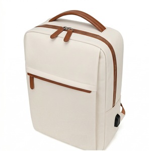 Laptop <b>Backpack</b> for Women Men Water Resistant Nylon School Bag with USB Charging Port Professional <b>Business</b> Daypack - Product Image 1