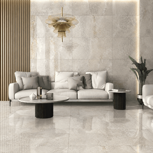 Carreaux de sol en porcelaine effet marbre finition sucre moderne 600x1200mm à faible brillance pour usage résidentiel et commercial - Product Image 1