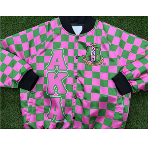 Veste de sport pour homme personnalisée en satin sublimé et brodé, veste pour homme, fraternité grecque, haute qualité, respirante - Product Image 1