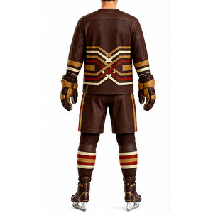 Tenue de hockey sur glace pour hommes, vêtements d'équipe athlétiques durables avec ajustement flexible pour l'entraînement, la compétition et les événements - Product Image 4