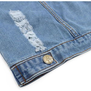 Chaleco Vaquero de Primera Calidad 100% Algodón para Hombre, Reversible, de Secado Rápido, Talla Grande, Cierre de Botones, Cuello Redondo, Transpirable - Product Image 3