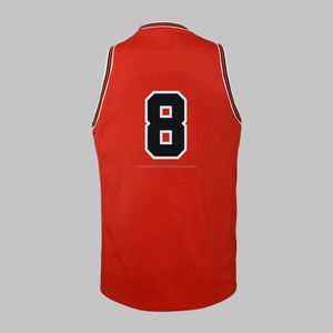 Camisetas de baloncesto OEM personalizadas de alta calidad, uniforme clásico de equipos americanos para hombres con estilo de conjunto de diseño cosido - Product Image 6