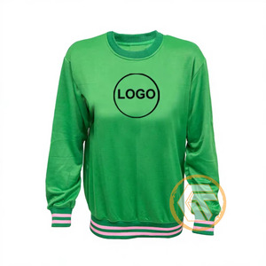 Tesoros Griegos Personalizados Alpha |   Sudadera de Algodón Kapa de 500g con Manga Larga y Bordado Frontal para Mujer, Otoño-Invierno - Product Image 1