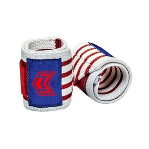 Vente en gros de bracelets de gymnastique avec logo personnalisé Support de poignet Crossfit pour la dynamophilie Poignets élastiques de qualité compétition avec crochet et boucle - Product Image 1