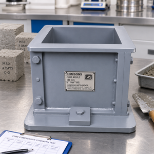 Moule à cube de 150 mm pour essais de béton | Moule d'essai de cubes de béton robuste pour l'essai de résistance à la compression, essais de construction - Product Image 6