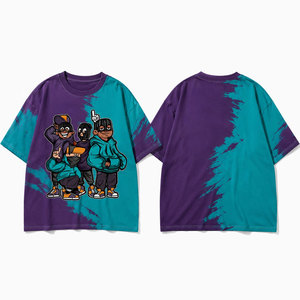 เสื้อยืดผู้ชายพิมพ์ลายโลโก้ DTG เสื้อยืดกราฟิกโอเวอร์ไซส์ - Product Image 1