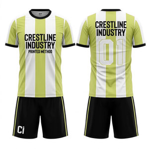 Men Youth Soccer Team Uniform Custom Football Kit Sublimation Printed Jersey Set Custom Logo Football Uniform Set - Product Image 6