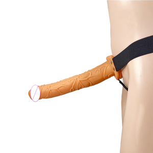 11 inch realistic hollow <b>strap</b>-<b>on</b> <b>Penis</b> sex toy Wearable dildo For Men For Women - Product Image 3