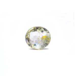 Oval Cut 5.4 Carat Loose Yellow Sapphire Gemstone for Fine Jewelry - Product Image 1