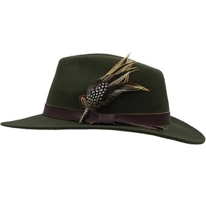 Chapeau de cowboy western professionnel en cuir vieilli, style Outback, à large bord, résistant, pour l'Amérique et l'Europe - Product Image 1