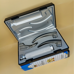 ชุดเครื่องมือตรวจกล่องเสียงแบบแมนนวล Lapa Laryngoscope Standard Macintosh 3 Blade 1-2-3 คุณภาพพรีเมียม สำหรับการผ่าตัด ใช้ในโรงพยาบาล อุปกรณ์การแพทย์ระดับมืออาชีพ - Product Image 5