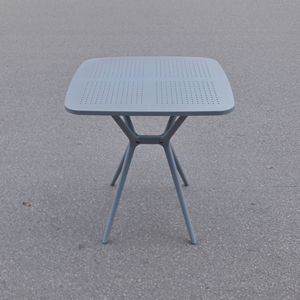 Escritorio de Exterior Resistente con Marco de Resina y Metal Moderno MN04 |   Diseño Perforado - Product Image 3