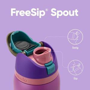 Borraccia Sportiva FreeSip in Acciaio Inox Isolato Senza BPA con Cannuccia per Sport e Viaggi - Product Image 3