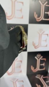 Reloj de Pulsera de Cuarzo para Hombre, de Lujo, en Acero Inoxidable, con Esfera Romana, Cristal con Incrustaciones de Diamantes, 41 mm, Resistente al Agua - Product Image 2