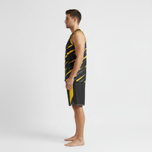 Uniforme de basket-ball personnalisé léger, dernier modèle de maillot de basket-ball, uniforme de basket-ball uni confortable - Product Image 3