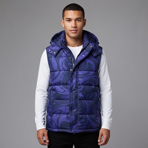 Trending 2026 Men's <b>Padded</b> Camouflage Winter <b>Gilet</b> Quilted <b>Hooded</b> Vest Sleeveless Warm Outdoor Jacket Casual Insulated - Product Image 1