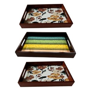 Plateau de service pour fruits de haute qualité, en plastique, pour la maison et les restaurants, avec poignées - Product Image 3