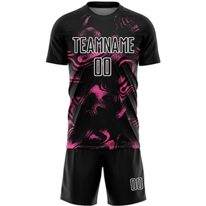 ชุดเสื้อฟุตบอลแบบกำหนดเองพร้อมหมายเลขสำหรับผู้ชาย ราคาประหยัด เสื้อฟุตบอลและชุดฟุตบอลแบบกำหนดเอง - Product Image 5