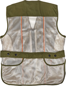 Gilet de tir unisexe pour adultes, en toile respirante et anti-humidité, imprimé camouflage d'été, pour le tir au pigeon et la chasse, en polyester. - Product Image 4