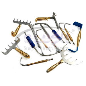 13 pcs Plastic surgery retractor mix instruments lot stainless steel surgical tools for cosmetic procedures By <b>Blush</b> Surgical - Product Image 1