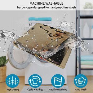 Cape de Coiffure pour Enfants Qualité Supérieure Usage Professionnel Légère Imperméable Tissu Vente en Gros Personnalisation de Marque 2026 - Product Image 6