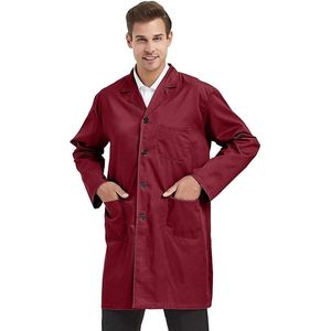 Bata de Laboratorio Blanca para Médico, Uniforme Médico con Logotipo Personalizado, Ropa de Hospital, Tela Premium, Cómoda, Manga Larga, Directo de Fábrica - Product Image 3