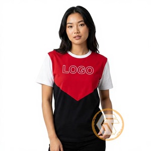 GREEK TREASURES Camiseta Personalizada para Mujer, 100% Algodón, Transpirable, Jersey, Diseño Sólido, Manga Corta, Cuello Redondo, Verano - Product Image 1