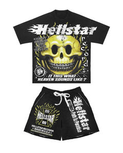 Conjunto de Dos Piezas Unisex con Sudadera con Capucha 100% Algodón 2026 |   Camiseta y Pantalones Cortos Transpirables para Invierno |   Serigrafía Ecológica OEM - Product Image 2