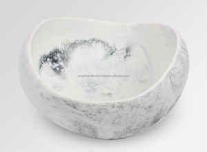 Customized Bohemian Yellow Resin Serving <b>Bowl</b> <b>Set</b> High Quality Handcrafted Carved Highly Polished Packaged Carton for Home Hotel - Product Image 2