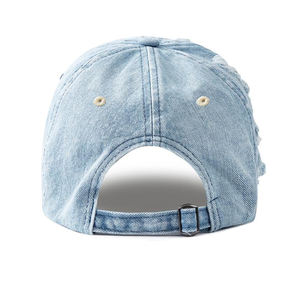 Gorra de Béisbol Unisex de Mezclilla Lavada, Estilo Desgastado, Gorras Desgastadas para Hombre y Mujer, Gorras Deportivas Ajustables en Venta - Product Image 3