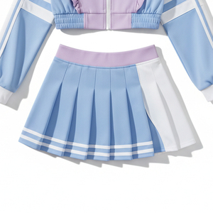 Tenues de cheerleading durables à haute élasticité, ensemble de cheerleaders professionnel en sublimation, tenue d'équipe de cheerleading pour filles, All Star Cheer Team - Product Image 4