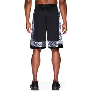 Shorts de sport pour hommes en maille respirante, séchage rapide, vêtements de sport en polyester, motif uni, streetwear, shorts d'entraînement 2 en 1 - Product Image 3