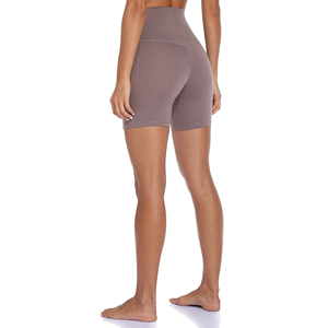 ชุดโยคะขาสั้นพร้อมผ้าสไปเด็กซ์ยืดหยุ่นสำหรับผู้หญิง - Product Image 3