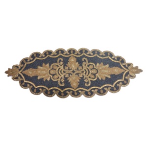 Set de table vintage écologique de forme irrégulière avec perles et tissu pour la décoration intérieure, la vaisselle, la table à manger, les fêtes et les mariages - Product Image 2