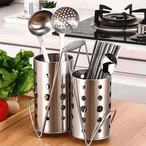 Mirror Hand Polished Stainless Steel Wedding 30mL Eco-Friendly Hanging Cutlery <b>Flatware</b> Set Spoon Storage Stand - Product Image 6