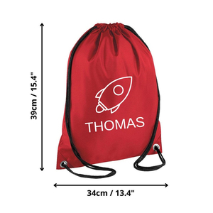 Bolsas con Cordón de Lona Rojas, Amarillas y Azules para Adultos, Venta Directa de Fábrica OEM, Bolsas con Cordón Impermeables Personalizadas al por Mayor - Product Image 1