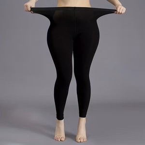 Women's High-Waisted Shaping Leggings Soft Breathable <b>Thermal</b> Tummy Control Casual <b>Pants</b> - Product Image 5