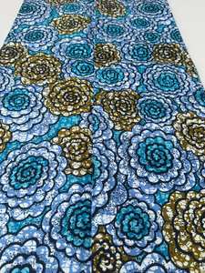 Tissu en coton imprimé africain de haute qualité du Botswana, style sergé Dutch Wax, pour chemises féminines et vêtements de mode pour filles - Product Image 3