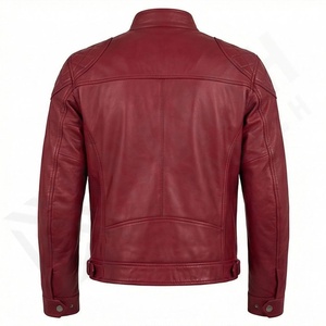 Veste de moto en cuir véritable pour homme de qualité supérieure, nouvelle arrivée, vestes de moto d'hiver, protections amovibles, personnalisables - Product Image 2