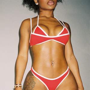 Wholesale Customized Women's Fashion Sexy <b>Bikini</b> Set Sexy Swimsuit Beach Wear Swimwear Bathing Suits for Women <b>Bikini</b> Set - Product Image 6