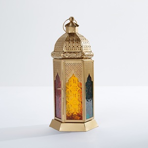 Vintage Moroccan Lantern <b>Table</b> Lamp Intricate Metal Design for Home Decor Elegant Lighting Accent - Product Image 3
