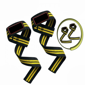 Sangles de soutien du poignet en néoprène réglables, fermeture à boucle antidérapante pour la musculation, l'entraînement en force, unisexe, noir - Product Image 4
