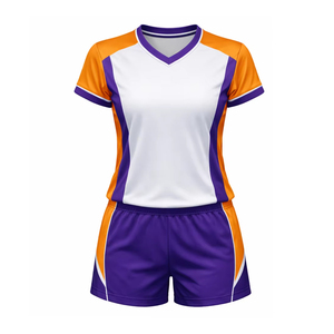 Nuevo Conjunto de Uniforme de Voleibol Transpirable, Diseño Personalizado, Mezcla de Poliéster y Spandex, Precio Bajo - Product Image 1