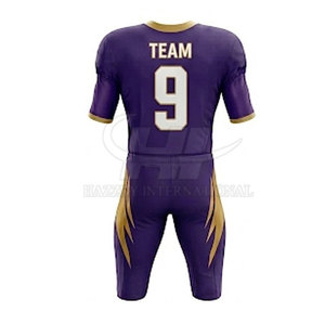 Uniforme de Fútbol Americano de Poliéster de Alta Calidad con Tela Transpirable, Personalizable para Entrenamiento y Partidos - Product Image 3