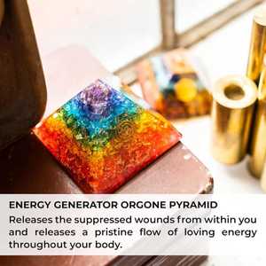 Pyramides de Pierres de Guérison Organiques Artisanales aux Sept Chakras, Cadeau Spirituel de Méditation et de Reiki - Product Image 2